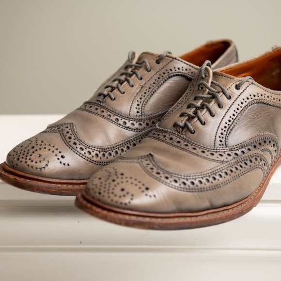 Classic Gray Brogue Men\'s Shoes main image 9